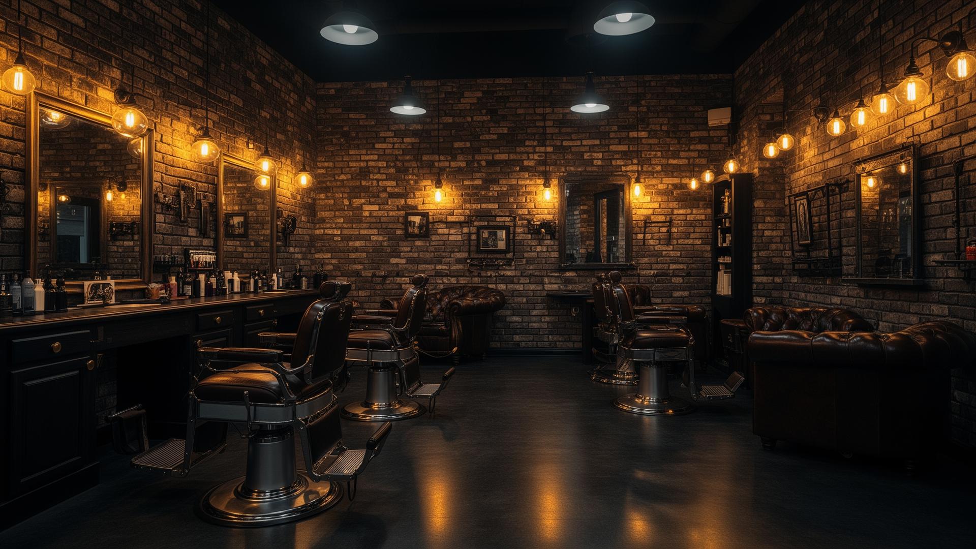 Interior WOLF Barbershop